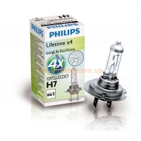 Автолампа PHILIPS H7 LongLife EcoVision 12V 55W (12972LLECOC1)